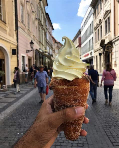 chimney cake in prague.